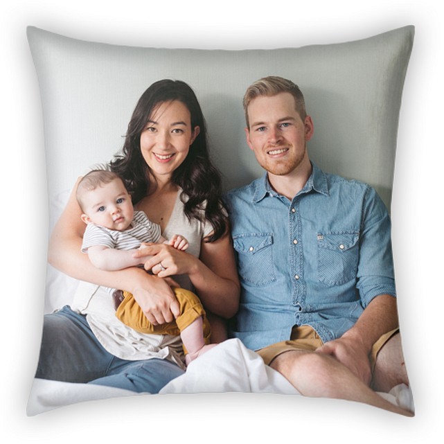 Classic Single Photo Custom Pillows