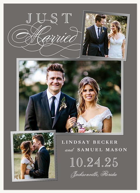 Let Love Shine Wedding Announcements