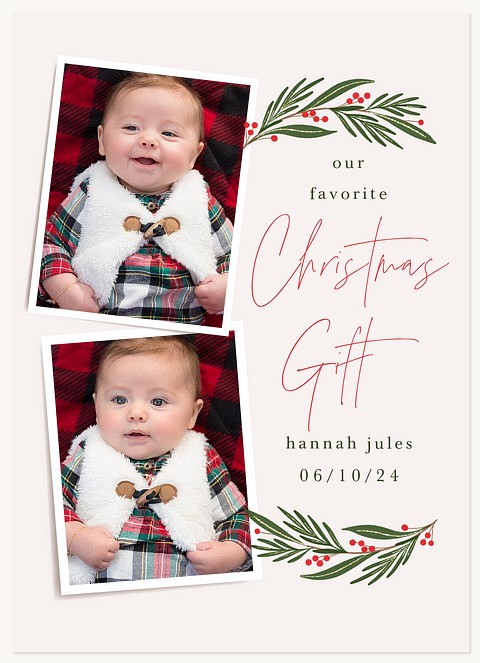 Greatest Snapshots Personalized Holiday Cards