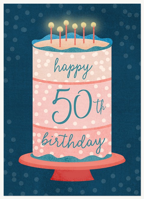 Milestone Cake Greeting Cards