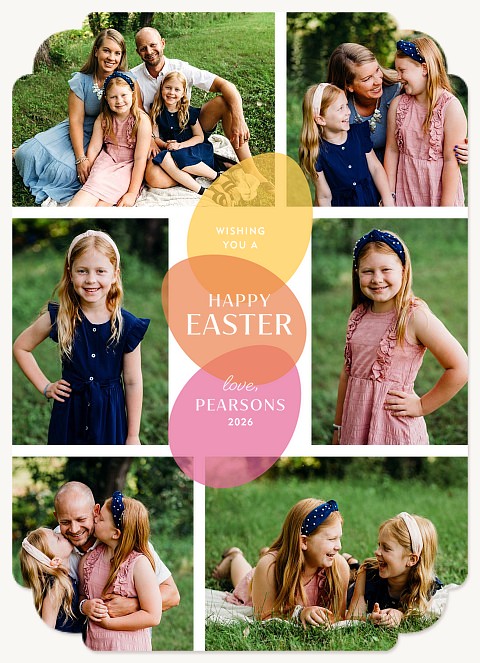 Egg Overlay Easter Cards