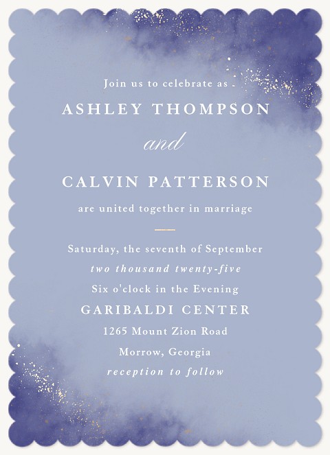 Starry-Eyed Wedding Invitations