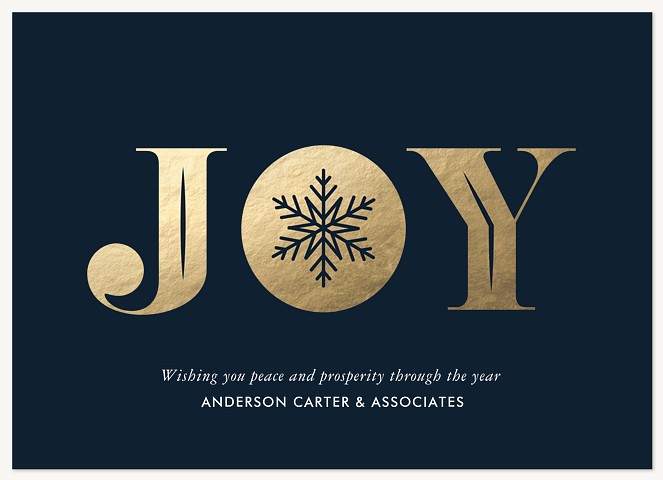 Boldest Joy Business Holiday Cards