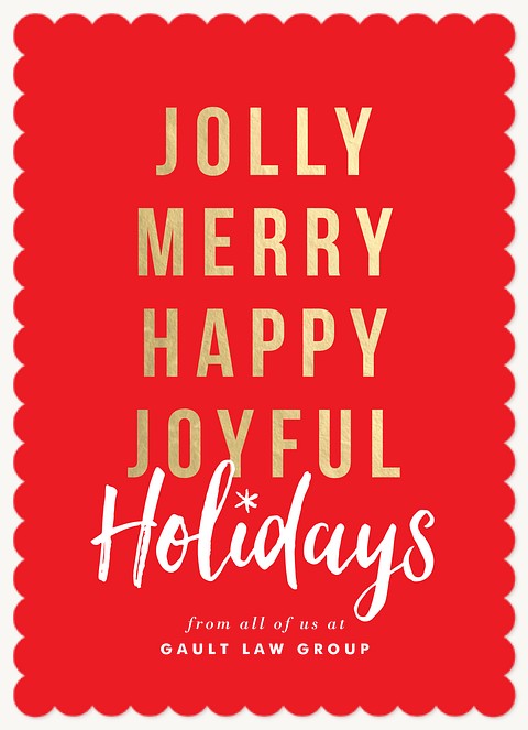 Many Ways Business Holiday Cards