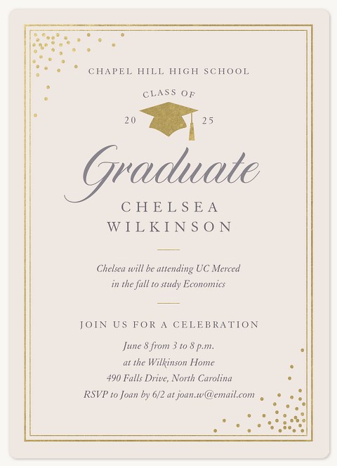 Confetti Corners Graduation Cards