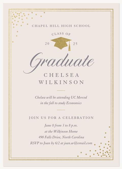 Confetti Corners Graduation Cards