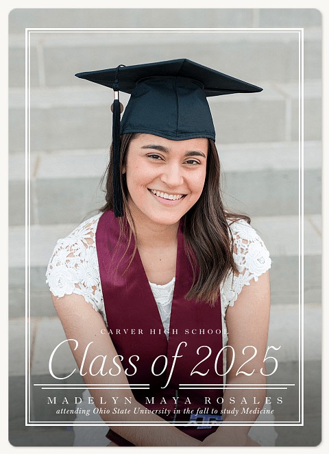 Classic Frame Graduation Cards