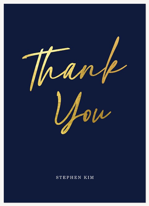 Modern Script Thank You Cards 