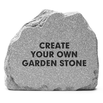 Create Your Own Standing Garden Stone