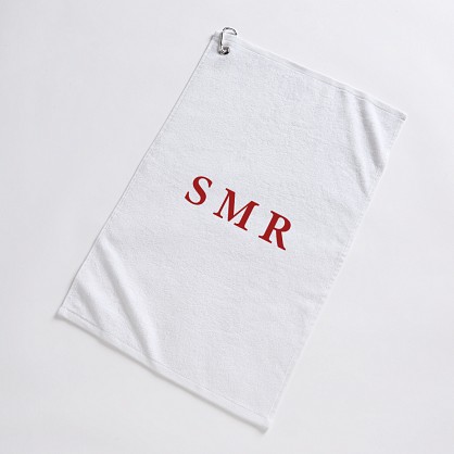 Basic Monogram Golf Towel