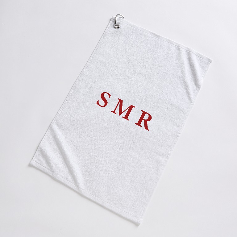 Basic Monogram Golf Towel