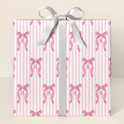 Pink Ribbons Wrapping Paper