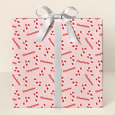 Candy Cane Dreams Wrapping Paper