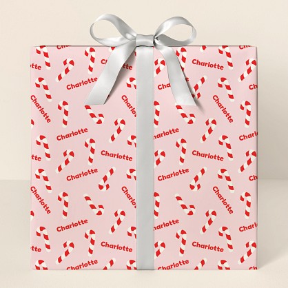 Candy Cane Dreams Wrapping Paper