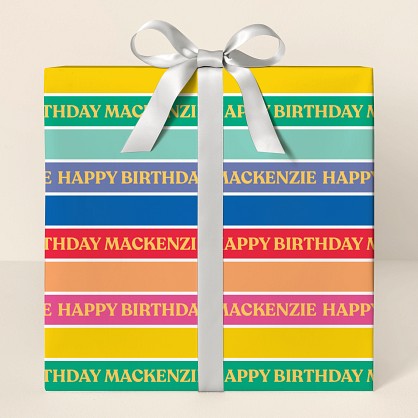  Bold Stripes Wrapping Paper
