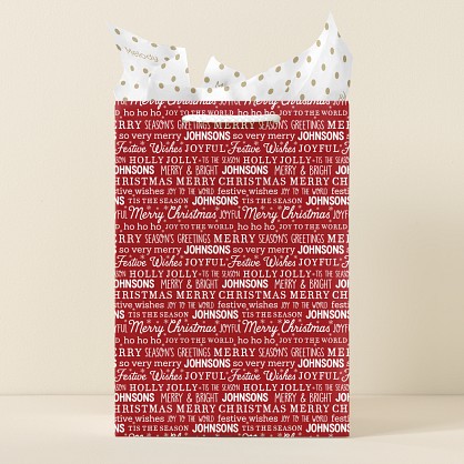 Seasonal Sayings Gift Bag