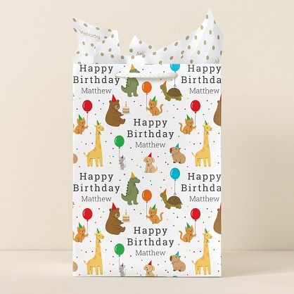 Festive Animals Gift Bag