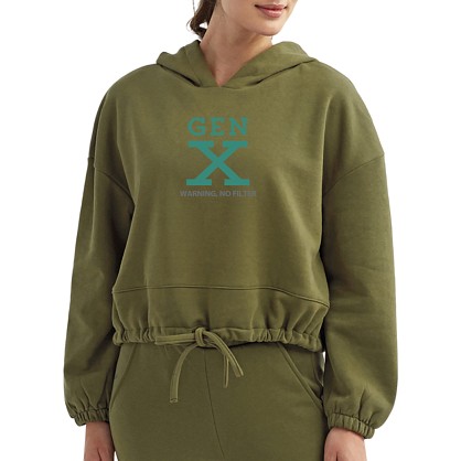 No Filter Women's Cropped Hoodie