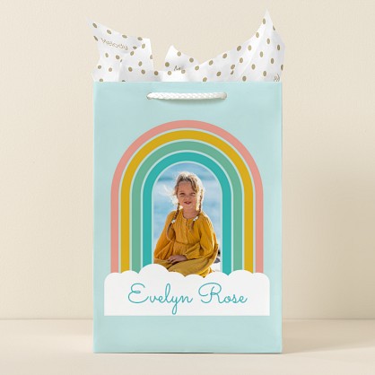 Rainbow and Clouds Gift Bag