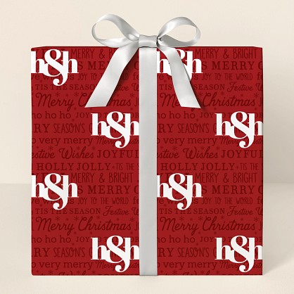 Merry Greetings Wrapping Paper