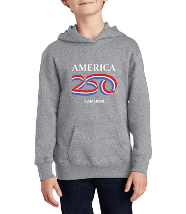 America250™ Port + Company Youth Hoodie Sweatshirt