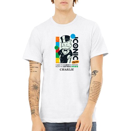 Monopoly Iconic Bella and Canvas Unisex T-shirt