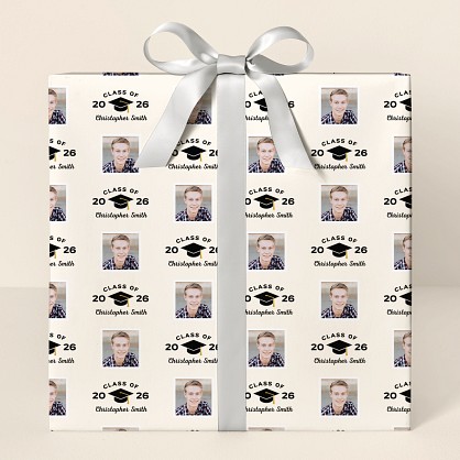 Grad Portrait Wrapping Paper