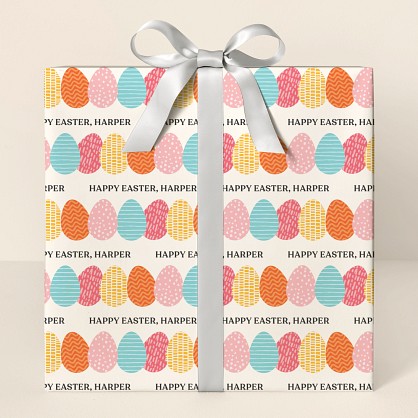 Colorful Eggs Wrapping Paper