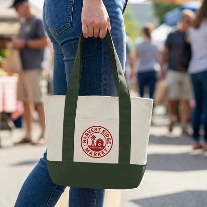 Signature Colorblock Tote Bag