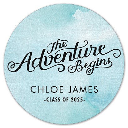 Adventure Begins Custom Coasters