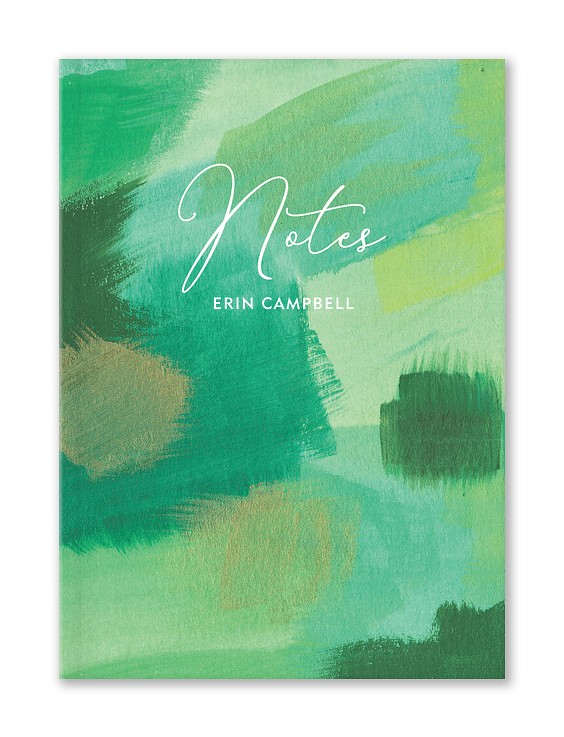 Abstract Brushing Custom Hardcover Journals