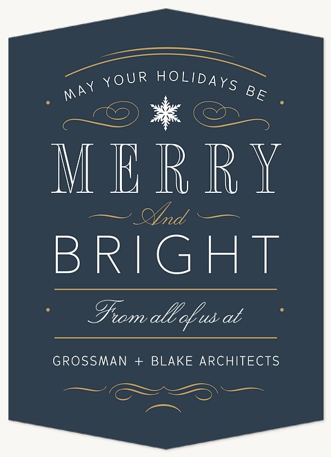 Classic Tradition Business Holiday Cards