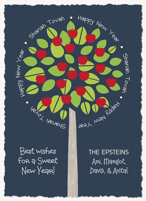 Apple Tree Rosh Hashanah cards