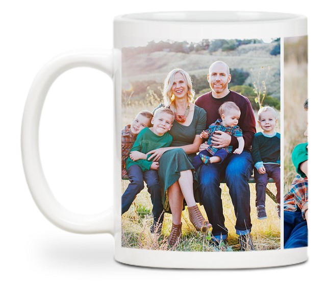 Three Photo Custom Mugs