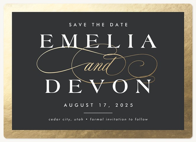 Formal Announcement Save the Date Magnets