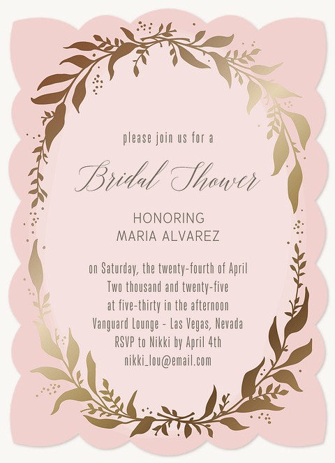 Patisserie Bridal Shower Invitations