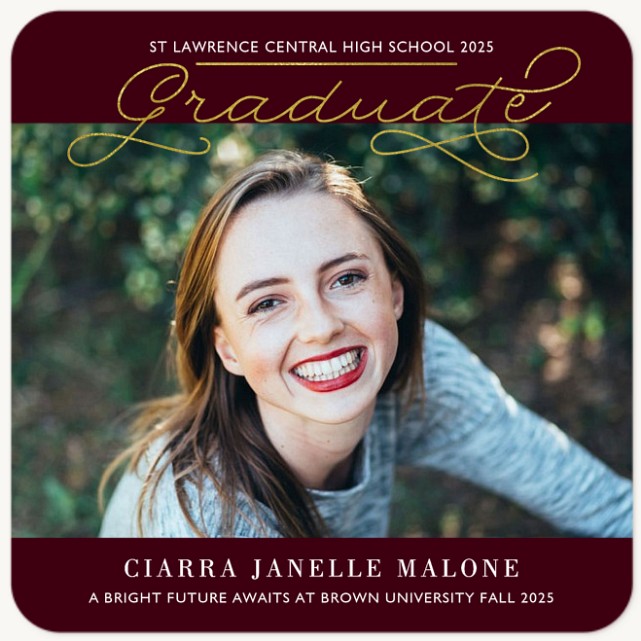 Formal Elegance Graduation Announcements