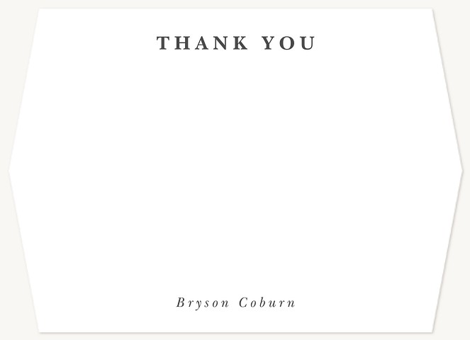 Simple Thanks Thank You Cards 