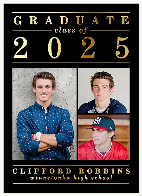 Front Page Graduation Announcements