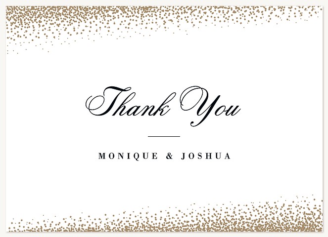Glamorous Wedding Thank You Cards