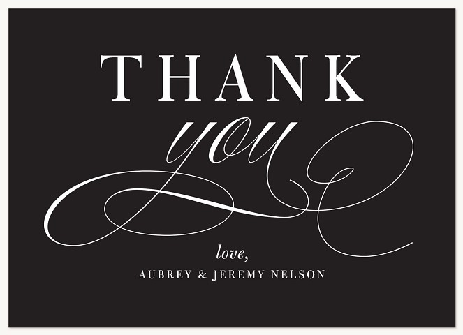 Timeless Thank You Cards 