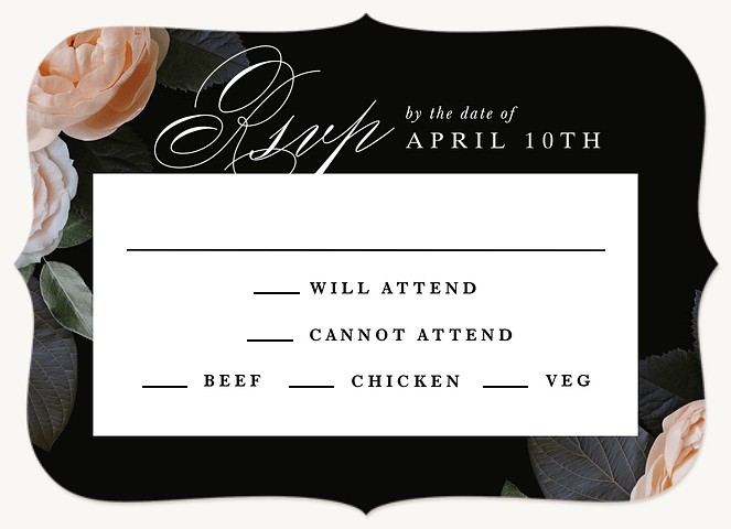 Studio Floral Wedding RSVP Cards