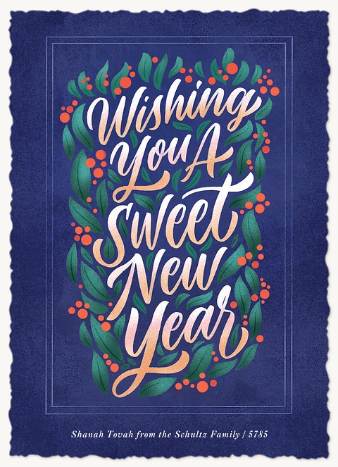 Sweetness Rosh Hashanah cards