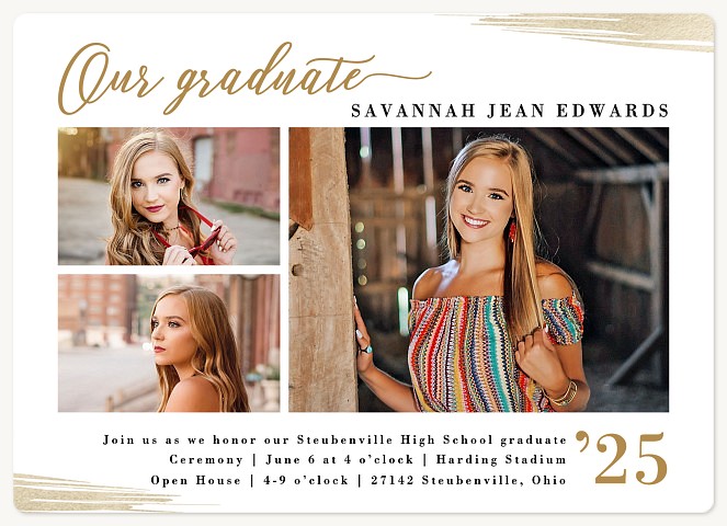 Contemporary Mix Graduation Invitations