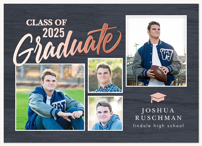 Classic Collage Graduation Announcements