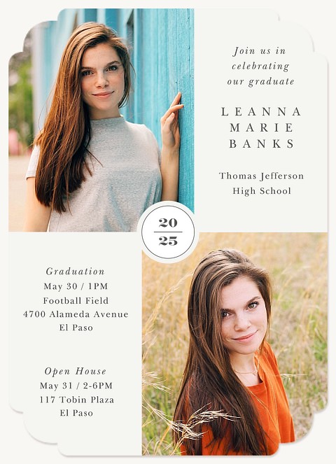 Modern Essential Graduation Announcements