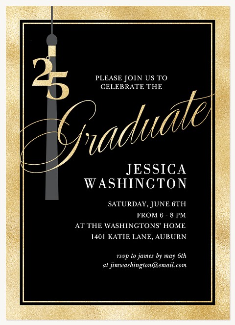 Tassel Traditions Graduation Invitations