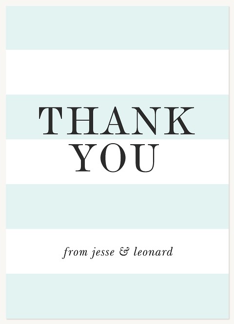 Minimalist Thank You Cards 