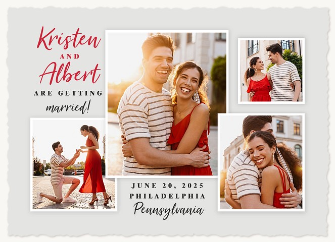 Styled Album Save the Date Cards