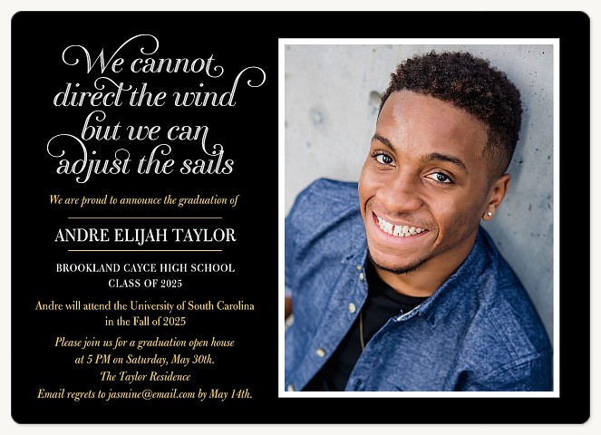 Adjust the Sails Graduation Announcements